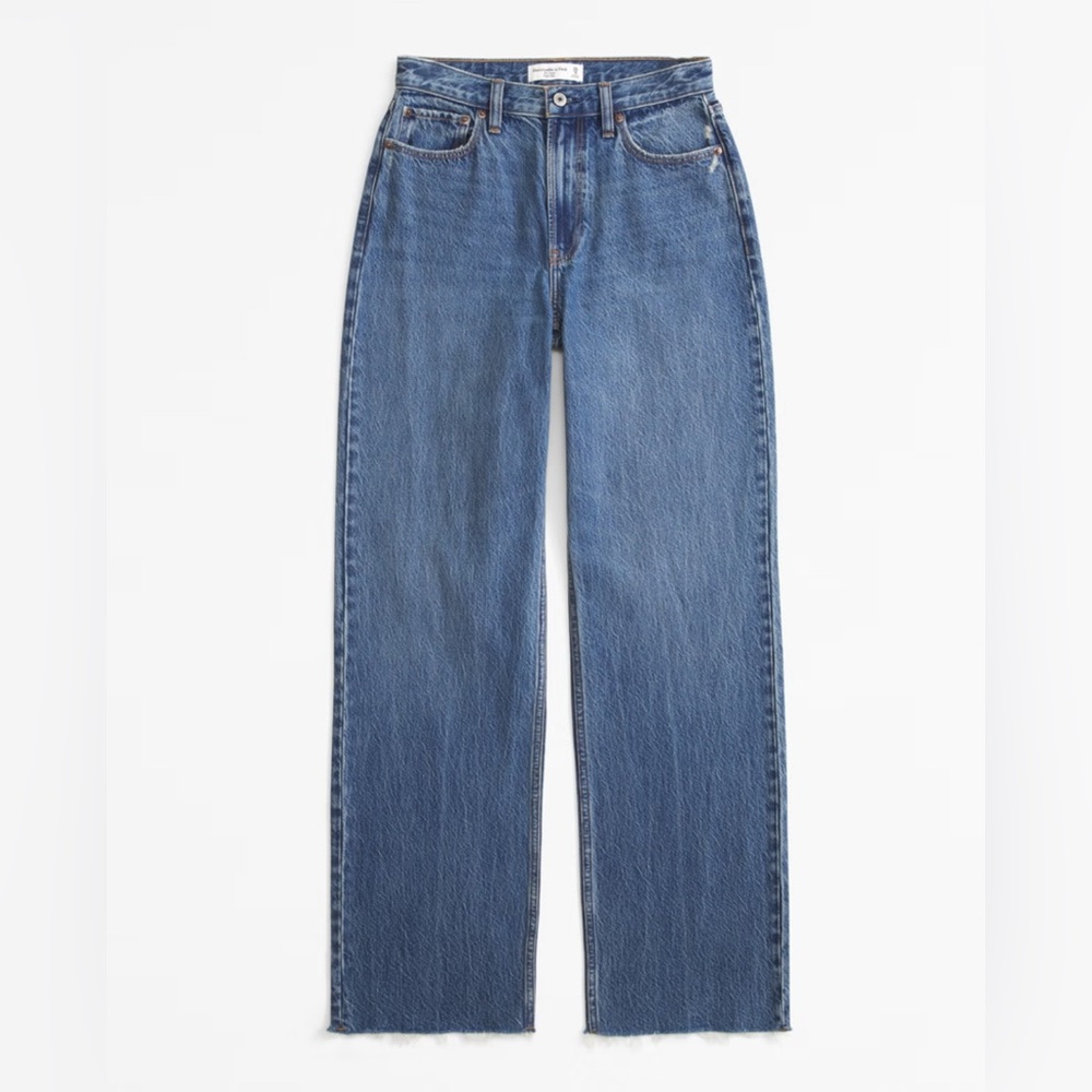 Abercrombie THE LOOSE HIGH RISE Jean. Tall version. Extra long inseam. 2XL.